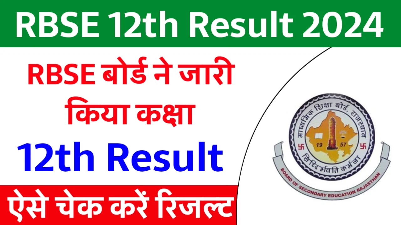 RBSE Board 12th Result 2024