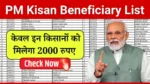 PM Kisan Beneficiary List