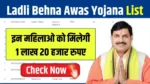 Ladli Behna Awas Yojana List Check